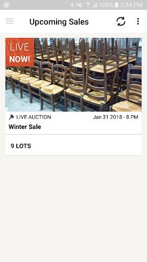 Android application All About Auctions screenshort