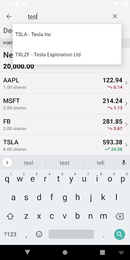 Stock Market Trading Screen 2