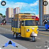 City Tuk Tuk Rickshaw Games 3D icon