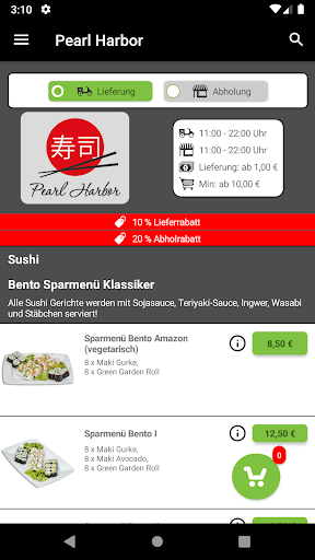 Android application Pearl Harbor Lüneburg screenshort