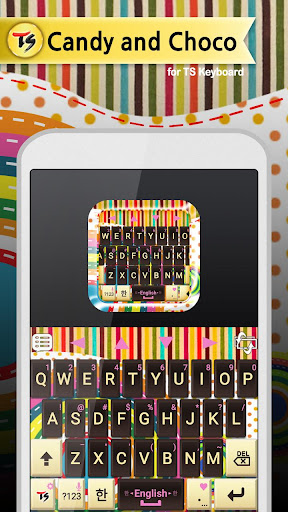 Android application Candy Choco for TS Keyboard screenshort