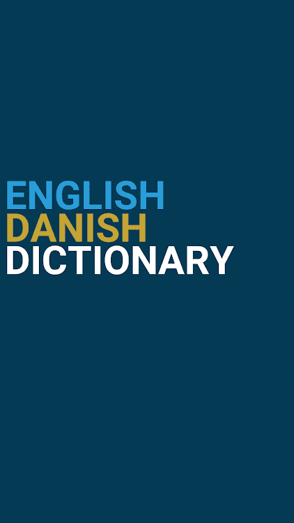 English : Danish Dictionary - 3.0.2 - (Android)