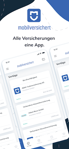 Android application Mobilversichert screenshort