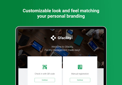 Gfacility - Visitor Kiosk Screen 3