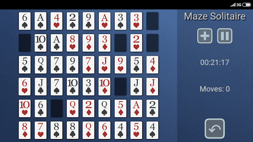 Android application Maze Solitaire screenshort