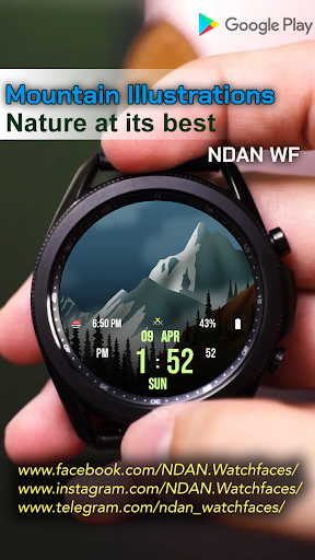 Android application Nature Mountain illustrations screenshort