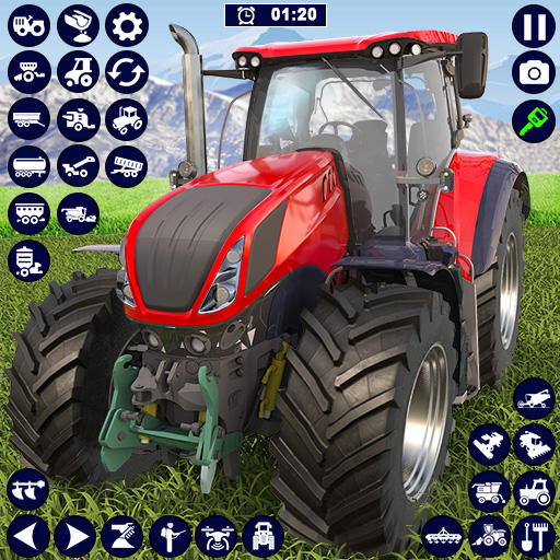 Tractor Game Farm Simulator 3D logo
