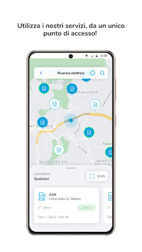 Android application A2A e-Fleet screenshort