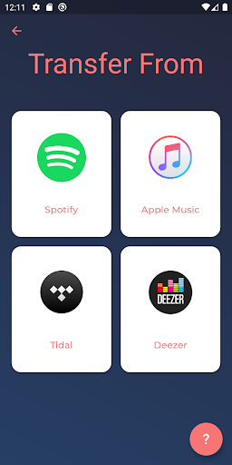Switcheroo Playlist Transfer Screen 2