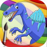 Dinosaurs Coloring Book Game  -  Paint Drawings icon