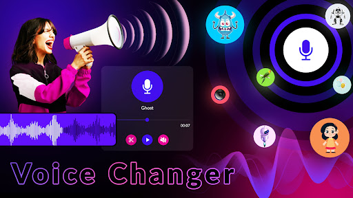 Android application Voice Changer AI Audio Effects screenshort
