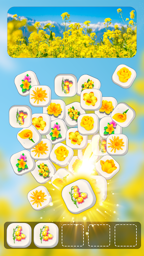 Mahjong Flower Frenzy _Tile 3D Screen 3