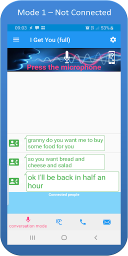 Android application I Get You - Deafness - lite screenshort