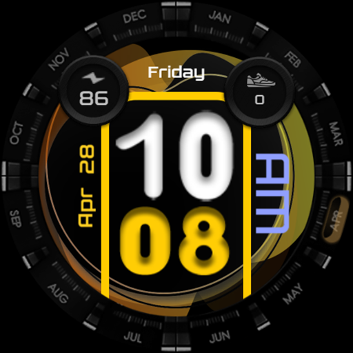 [SSP] Colored Bold wearOS Face Latest Icon