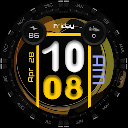 Icon image [SSP] Colored Bold wearOS Face