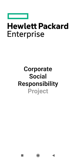 Android application Hpe CSR screenshort