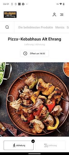 Android application Pizza–Kebabhaus Alt Ehrang screenshort