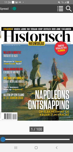 Android application Historisch Nieuwsblad screenshort
