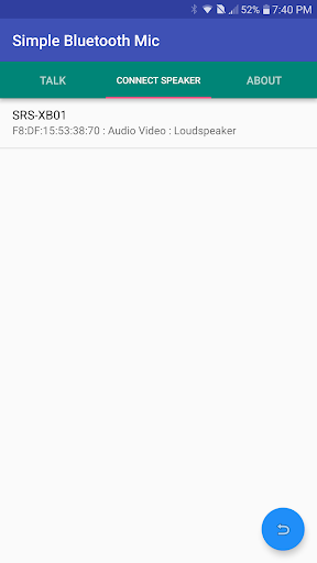 Simple Bluetooth Mic Screen 2