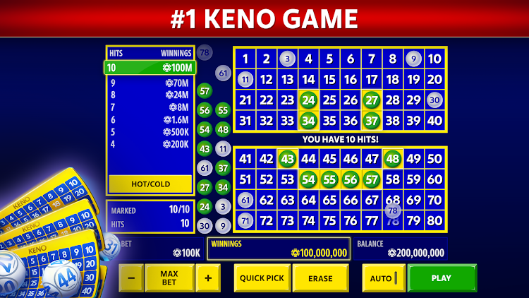 Vegas Keno by Pokerist - 61.5.0 - (Android)