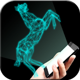 Hologram horse simulator icon