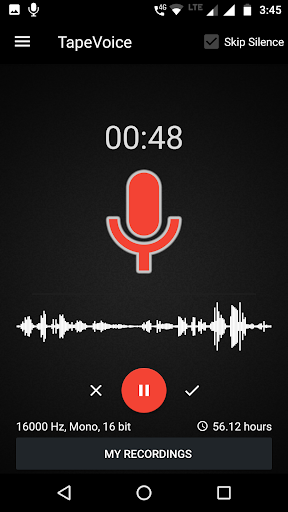 Smart Recorder : TapeVoice Screen 2