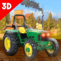 Real Village Farm Adventure: Tractor Driving 3D