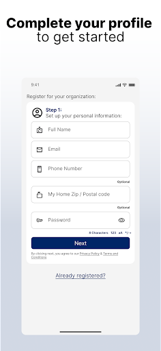Android application Homes4good Next gen screenshort