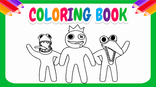 Rainbow friends 2 coloring