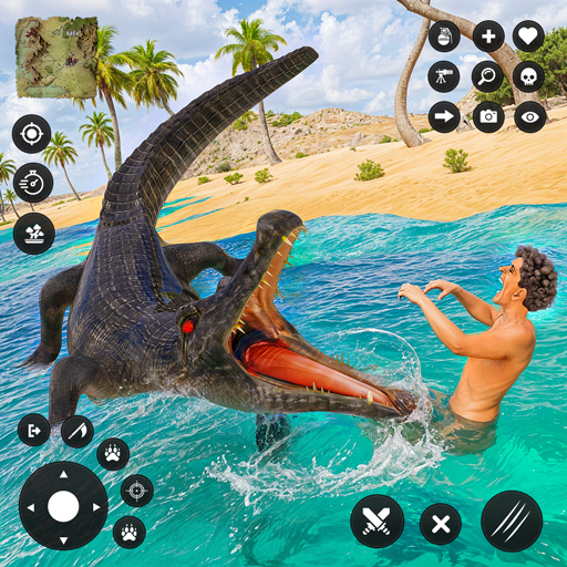 Crocodile Games Animal Sim 3D logo