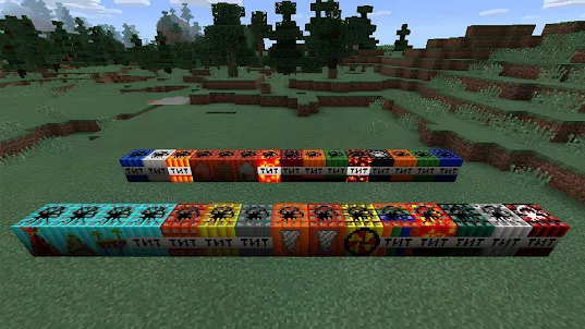 Mod-TNT blocks for Minecraft