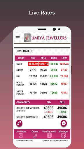 Android application Umiya Jewellers screenshort