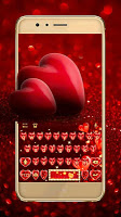 screenshot of Red Love Heart Theme
