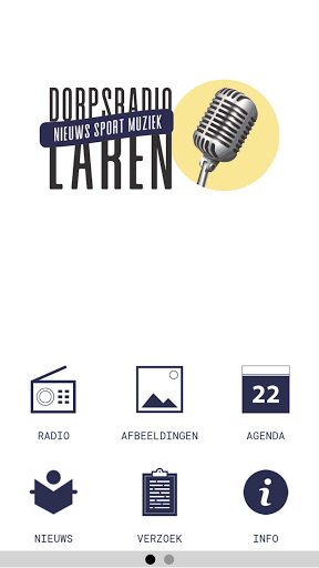 Android application Dorpsradio Laren screenshort