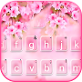 Floral Pink Sakura Keyboard Th