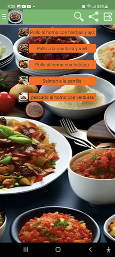 Recetas Screen 2