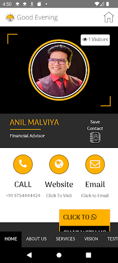 Android application Anil Malviya screenshort