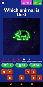 Guess Neon Animal Game