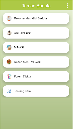 Android application Teman Baduta screenshort