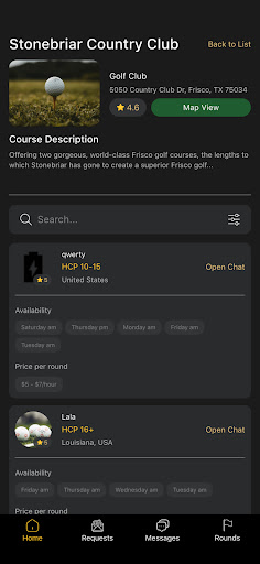 Home & Away Golf Screen 3