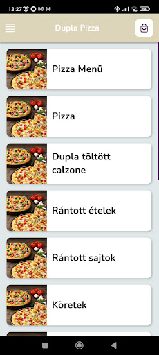 Android application Dupla Pizza screenshort