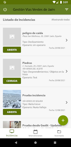 Gestión Vías Verdes - Dipujaen Screen 2