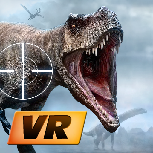 BRINCANDO COM A REALIDADE VIRTUAL - DINOSSAURO E TERROR!!!