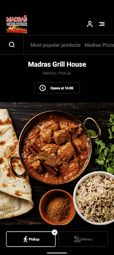 Android application Madras Grill House screenshort