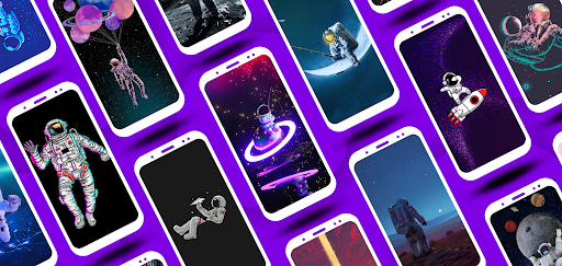 astronaut wallpaper cartoon