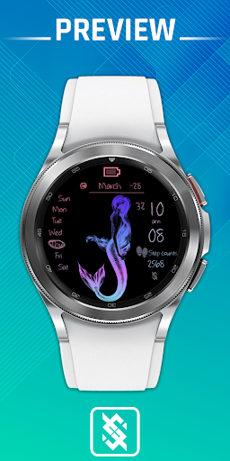 BFF53- Neon Art Mermaid Color screenshot 8