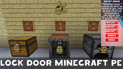 Lock Door Mod for Minecraft
