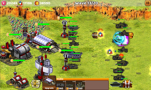 Tank Defend Red Alert Command