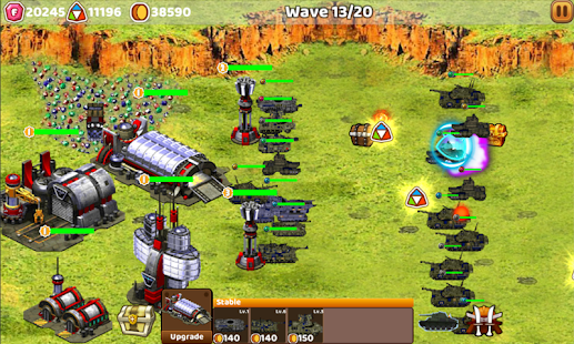 Tank Defend: Red Alert Command Screenshot