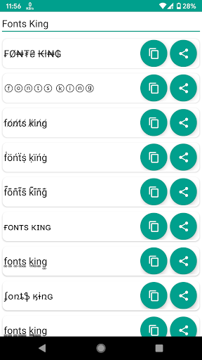 Font King: Stylish Fonts Screen 2